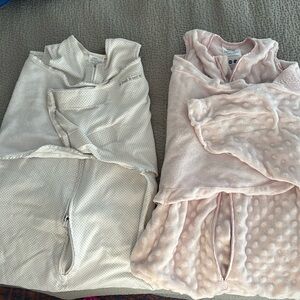 Two Halo Sleep Sacks, NB and S